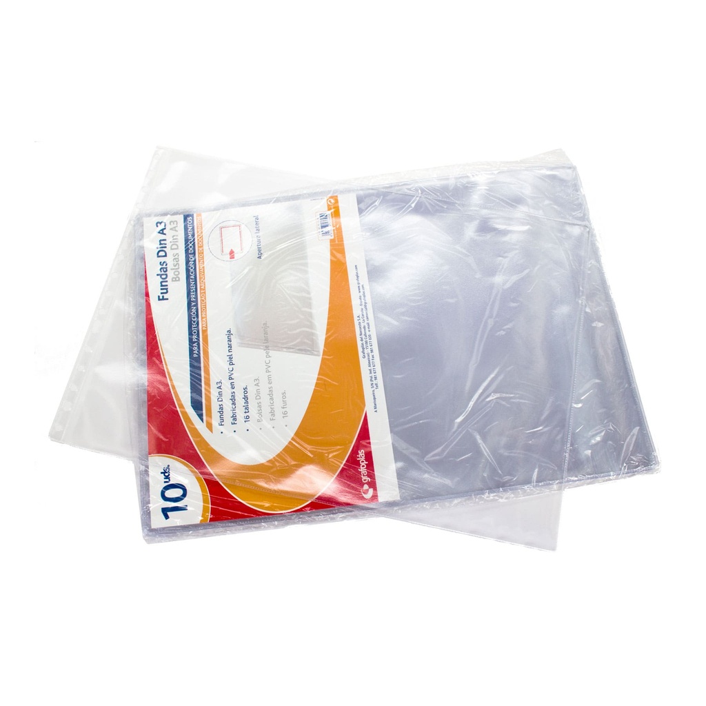 Funda multitaladro A3 apaisado Grafoplás