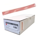 Espiral metálico rojo 30 mm 5:1 (Caja 50 unidades)