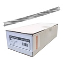 Espiral metálico negro 18 mm 5:1 (Caja 150 unidades)