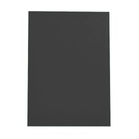 Portada de encuadernación A4 negra opaca de plástico de 500 micras (Pack de 10)