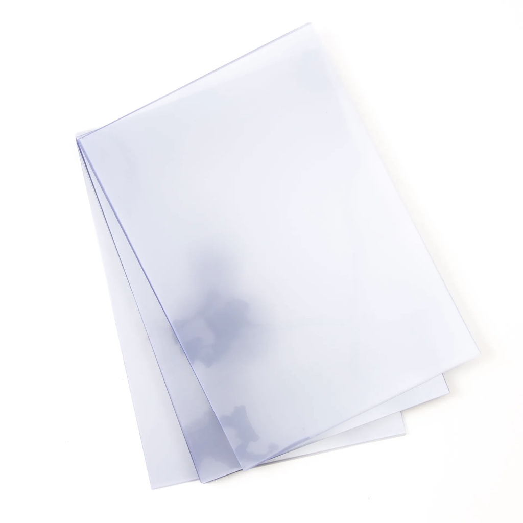 Portada de encuadernación A3 transparente de plástico de 180 micras (Caja de 100)