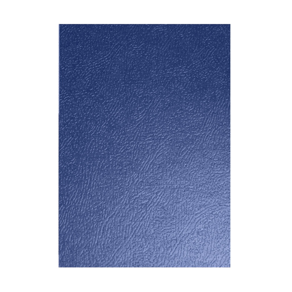 Portada de encuadernación A4 azul de cartón de 500 g/m² (Caja de 50)