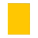 Portada de encuadernación A4 amarilla opaca de plástico de 180 micras (Caja de 100)