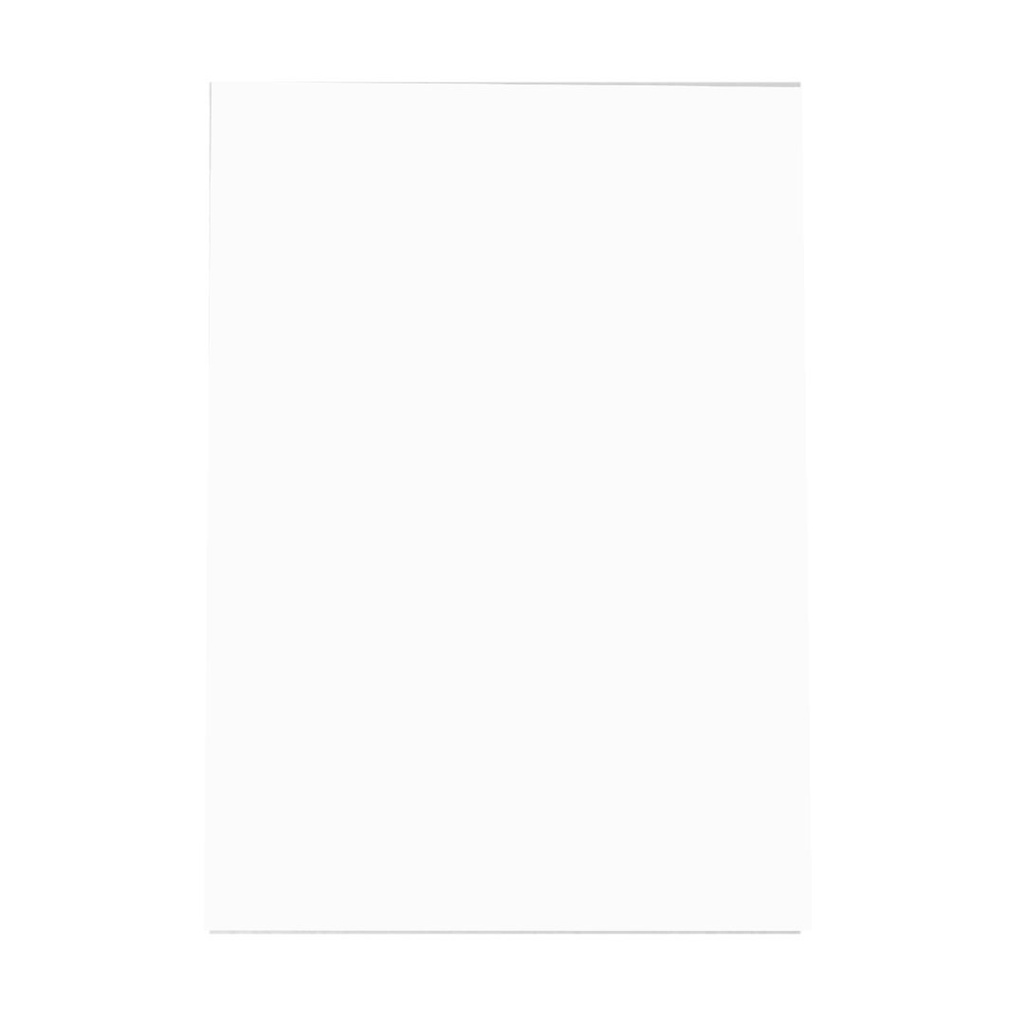 Portada de encuadernación A4 blanca opaca de plástico de 500 micras (Caja de 100)