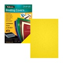 Portada de encuadernación A4 amarilla de cartulina de 250 g/m² Fellowes (Caja de 100)