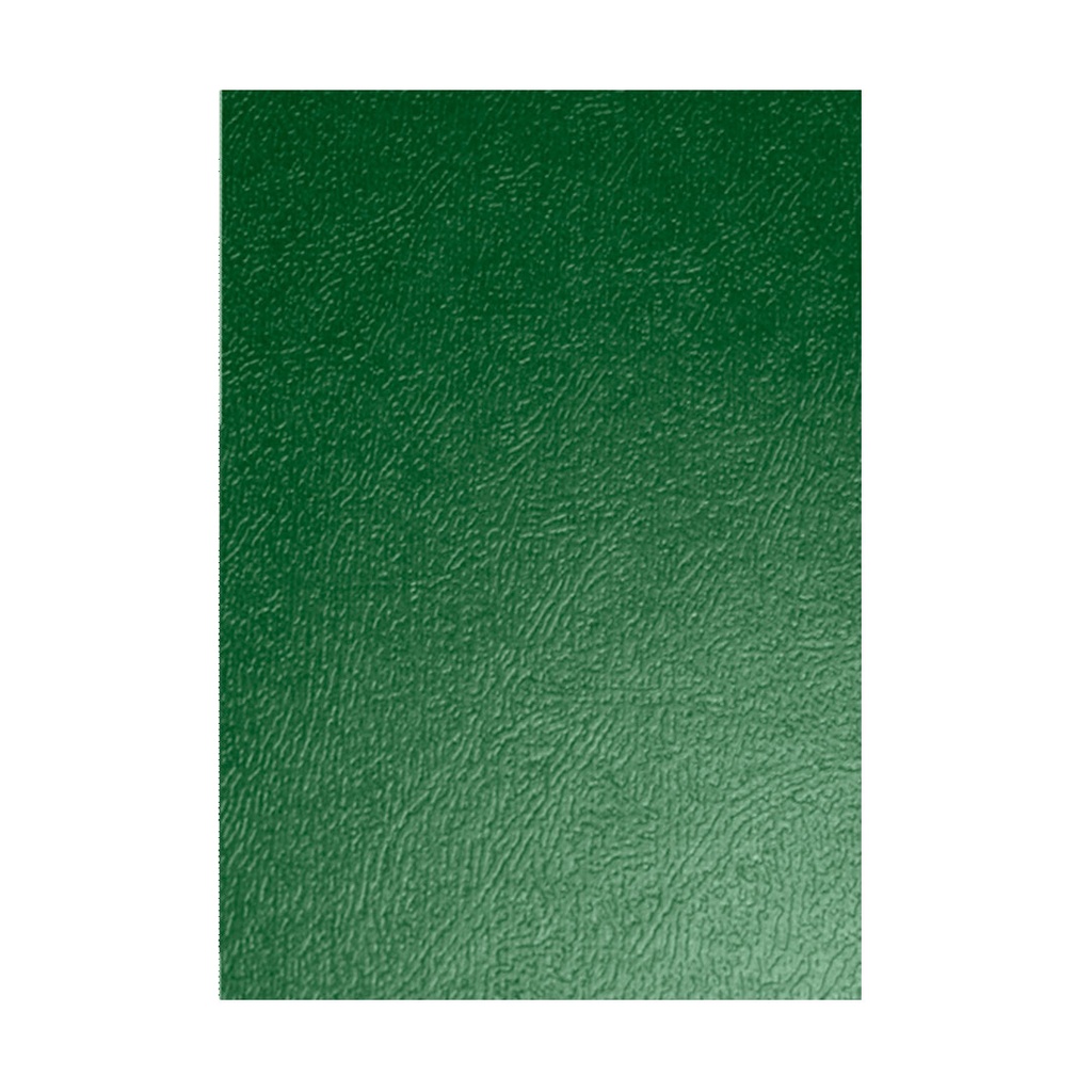 Portada de encuadernación A4 verde de cartón de 500 g/m² (Pack de 10)