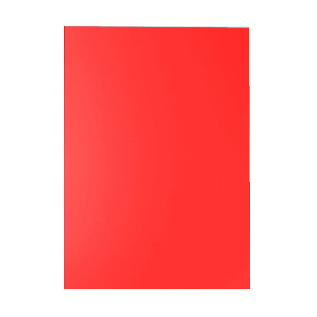 Portada de encuadernación A4 roja opaca de plástico de 180 micras (Pack de 10)
