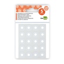 Arandela autoadhesiva blanca (Blíster 100 unidades)