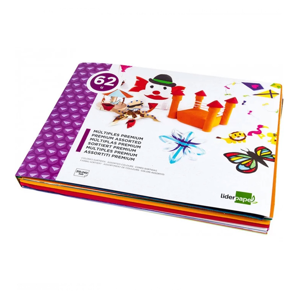 Bloc para trabajos manuales múltiples Premium 315 x 240 mm (62 hojas)