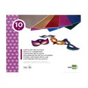 Bloc de cartulina metalizada de colores 315 x 240 mm (10 hojas)