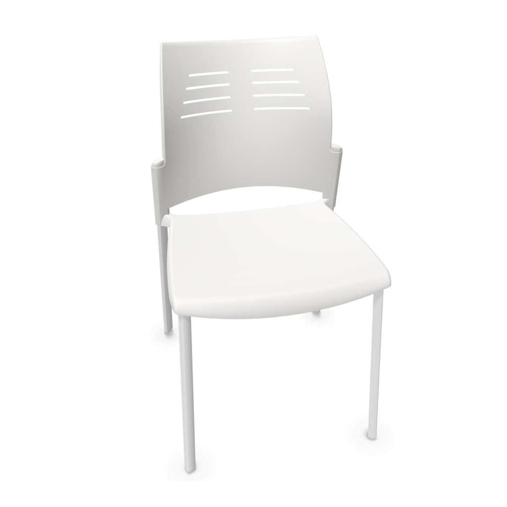 Silla Spacio con 4 patas de acero Express