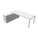 Mesa con apoyo en archivo Prisma Express 210 x 80 cm