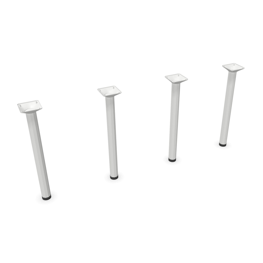 Patas redondas de acero para mesa Cool C300 Express 74 cm (Pack 4 unidades)