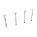 Patas redondas de acero para mesa Cool C300 Express 74 cm (Pack 4 unidades)