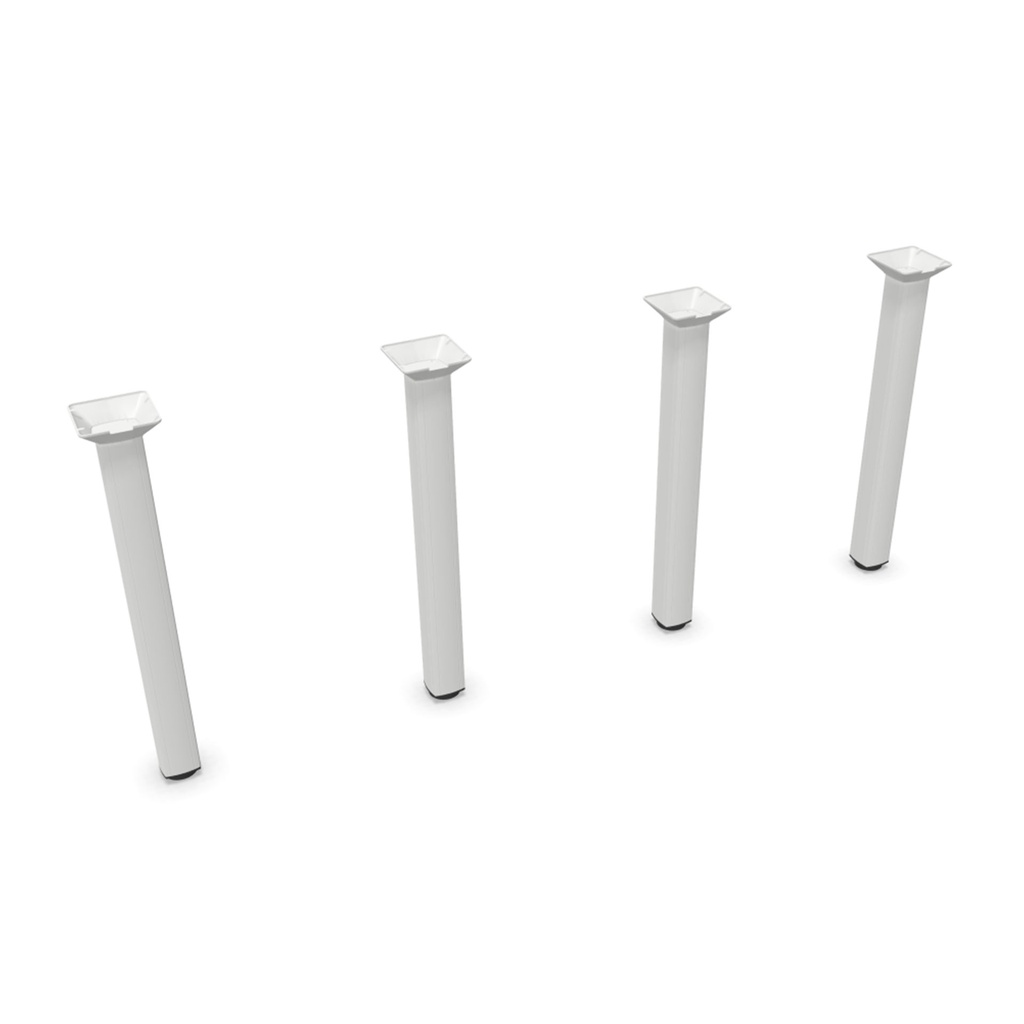 Patas cuadradas de aluminio para mesa Cool C300 Express 74 cm (Pack 4 unidades)