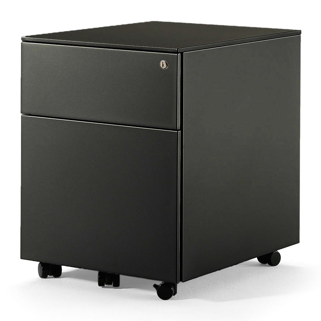 Cajonera móvil metálica Actiu con 1 cajón personal y 1 de archivo 55 x 40 x 52,5 cm J633 personalizada