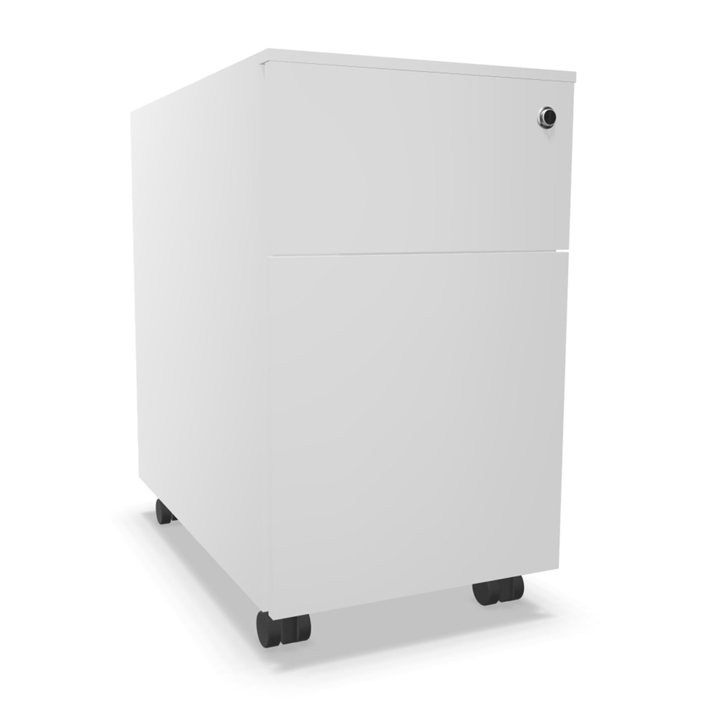 Cajonera móvil metálica Actiu con 1 cajón de archivo y 1 personal J623 personalizado