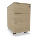 Cajonera móvil de melamina Actiu con 3 cajones personales JX132 personalizada