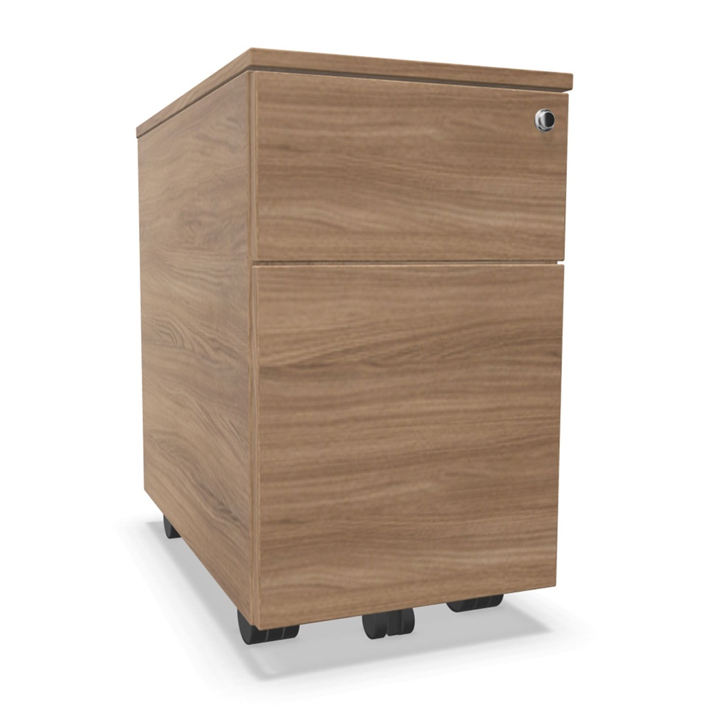 Cajonera móvil de melamina Actiu con 1 cajón de archivo y 1 personal JX133 personalizada
