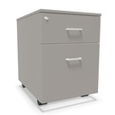 Cajonera móvil de melamina Actiu con 1 cajón de archivo y 1 personal J133 personalizada