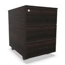 Cajonera móvil de melamina Actiu con 3 cajones personales 56 x 41 x 55 cm J132 personalizada