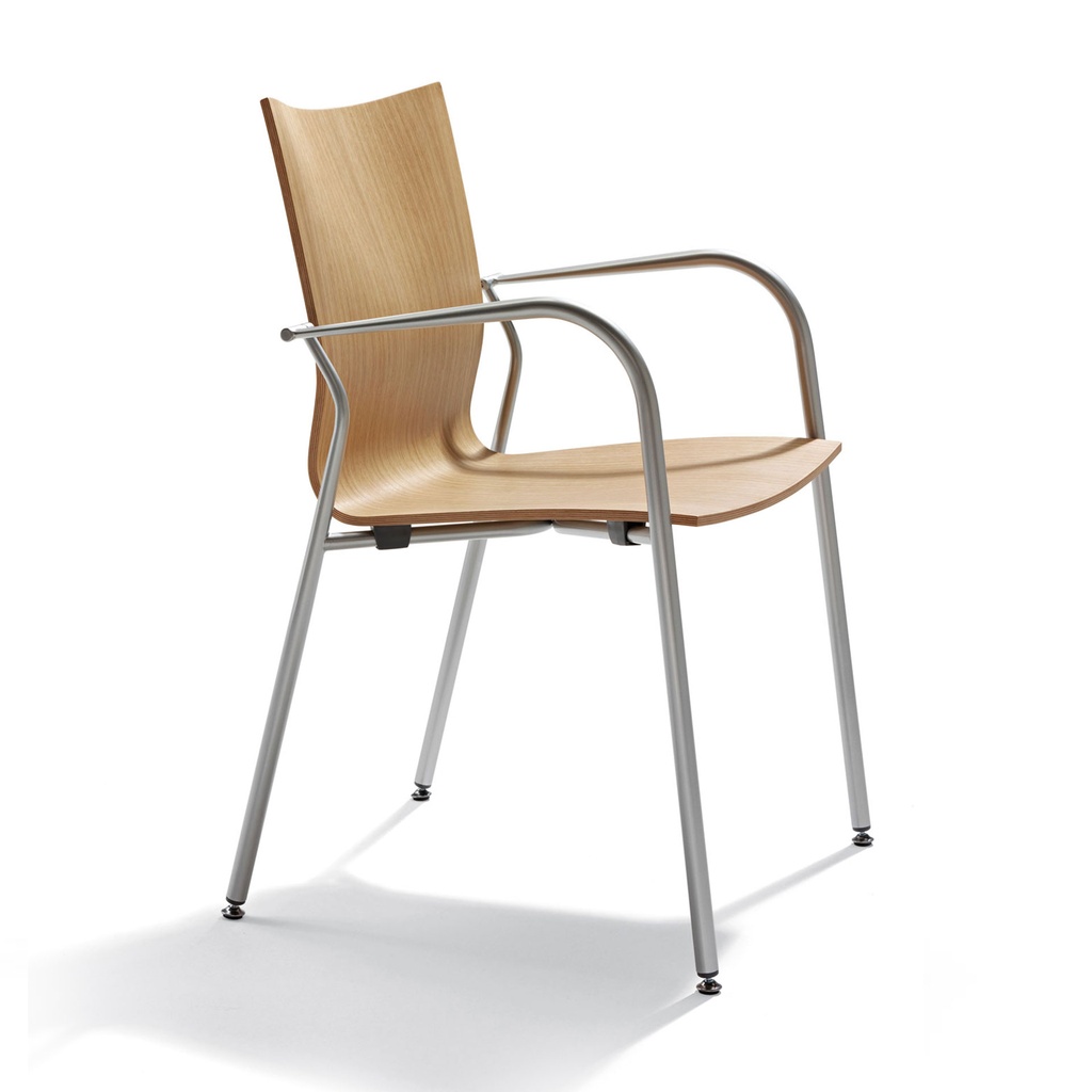 Silla Ikara madera lacada