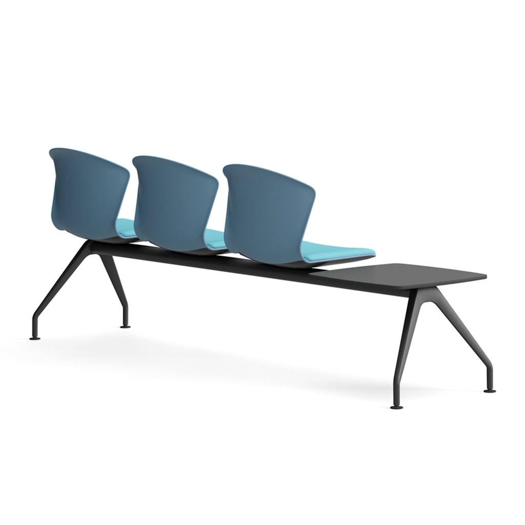 Bancada Whass de 3 asientos con mesa