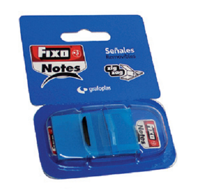 Banderitas señalizadoras azules 23 x 45 mm Fixo Notes