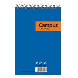 Bloc de espiral A6 cuadriculado 80 hojas Campus