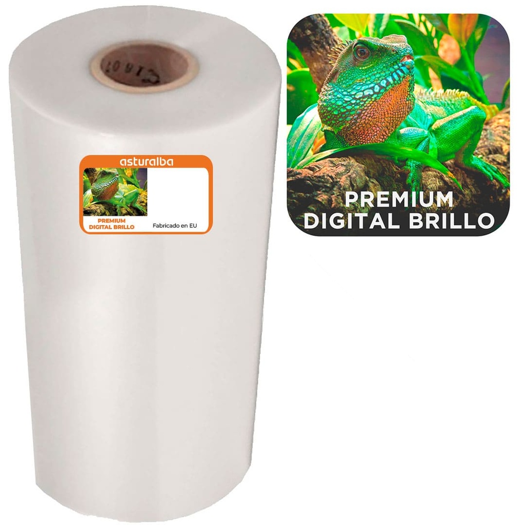 Bobina de plastificar Premium Digital Brillo 24 µ 635 mm x 3000 m