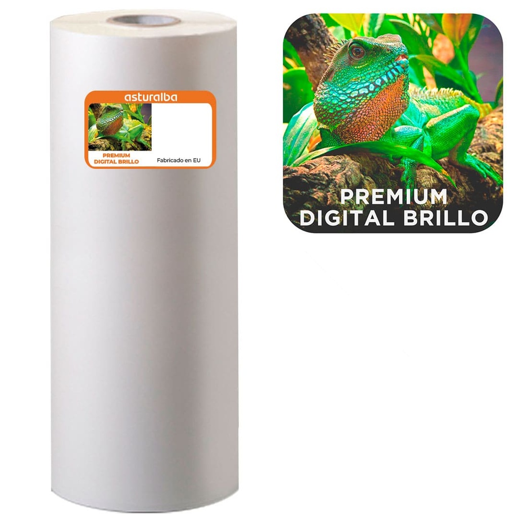 Bobina de plastificar Premium Digital Brillo 24 µ 650 mm x 1000 m