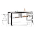 Mesa para planos Vital 180 x 80 cm con ruedas