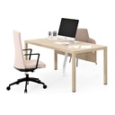 Mesa recta Prisma 80 cm personalizada