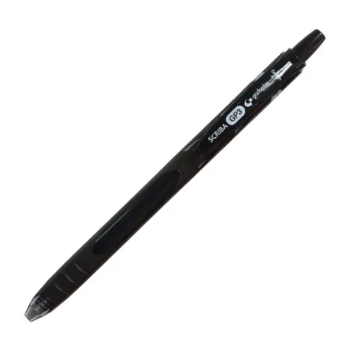 Bolígrafo retráctil Gel Scriba GP3 negro