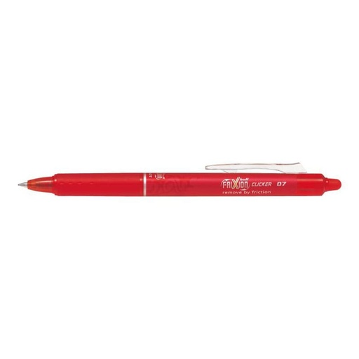 Bolígrafo retráctil borrable Pilot FriXion Ball Clicker 0.7 rojo