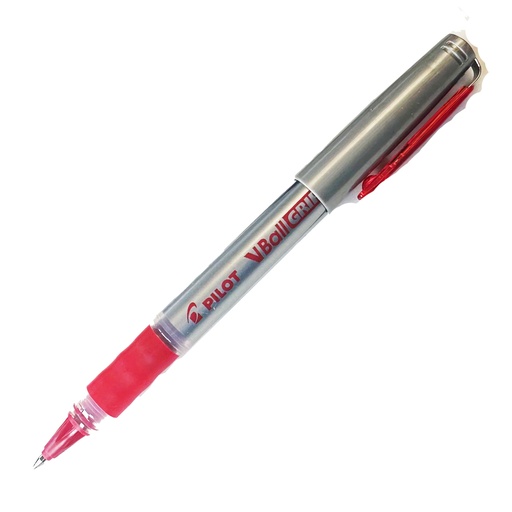 Bolígrafo roller Pilot V-Ball Grip 0,5 rojo BLGP-VB5