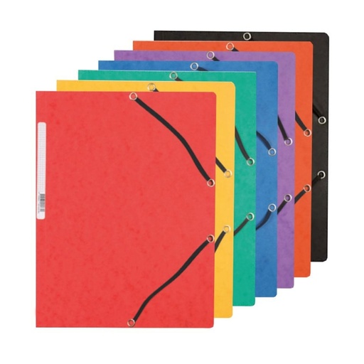 Carpeta de gomas símil prespán con solapas A4 Q-Connect