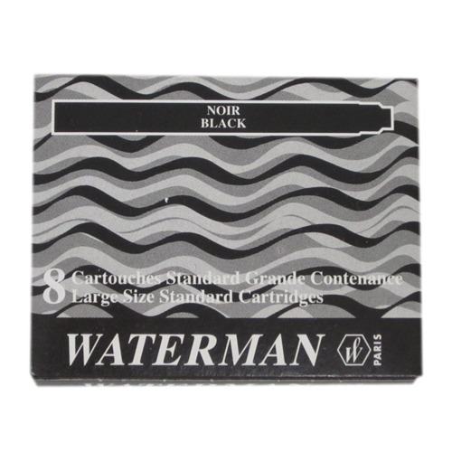 Cartuchos para estilográfica negro Waterman (Pack 8)