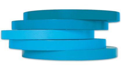 Cinta adhesiva para precintar bolsas azul 66 m x 9 mm Tesa