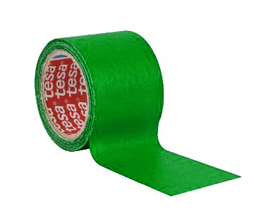 Cinta adhesiva para precintar disfraces verde 66 m x 50 mm Tesa