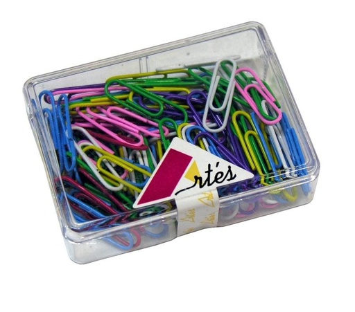 Clips de colores nº 2 Artés (Cajita de 100)