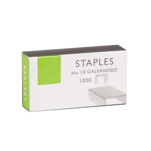 Grapas nº 10 galvanizadas Q-Connect (Cajita de 1000)