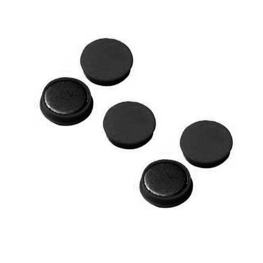 Imanes redondos 30 mm negro (Pack 5 unidades)