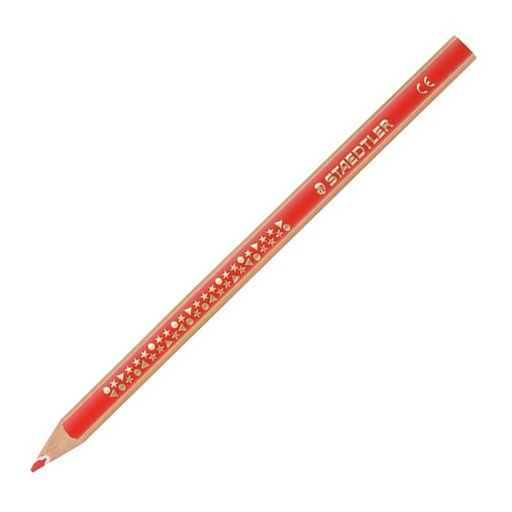 Lápiz escolar Staedtler Jumbo rojo (Caja de 12 unidades) 1284-2