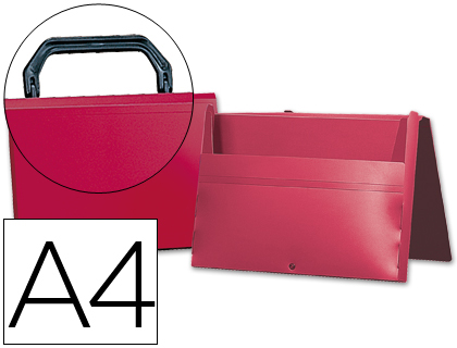 Maletín de plástico rojo Beautone 34860