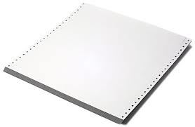 Papel continuo de 110 x 240 mm con 2 trepados (2500 hojas)