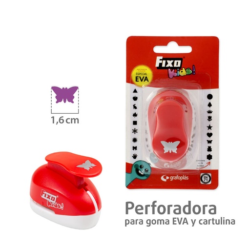 Perforadora para goma EVA mariposa 1,6 cm