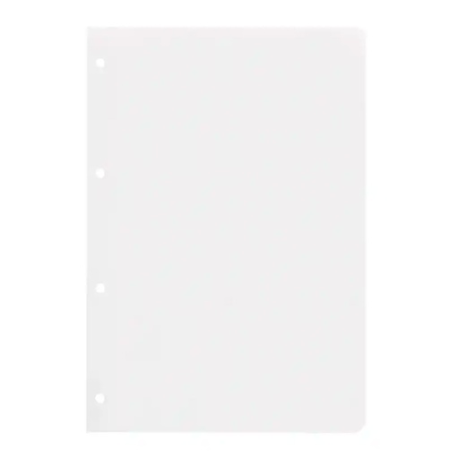 Recambio para 4 anillas A4 liso (100 hojas)