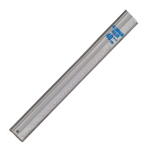 Regla de aluminio de 40 cm