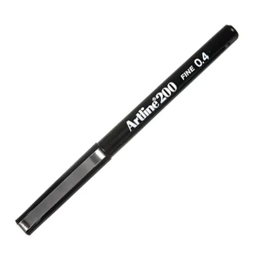 Rotulador Artline 200 negro EK-200